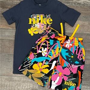 Nike Kids Matching Set - Navy, Yellow, Multicolor